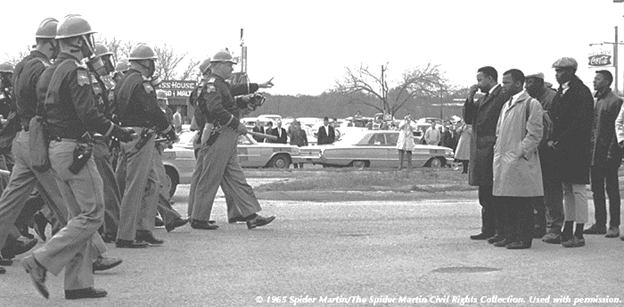 Moments before Sunday turned bloody in Selma.