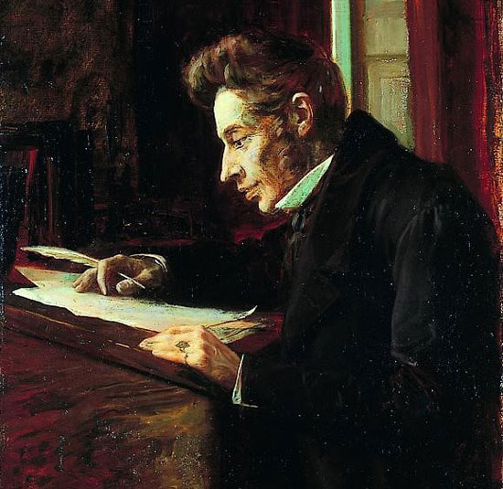 Kierkegaard writing