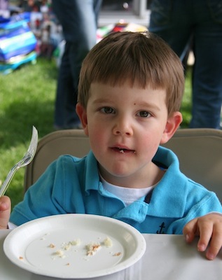 Jack eating cake