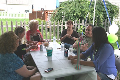 More visiting at the picnic