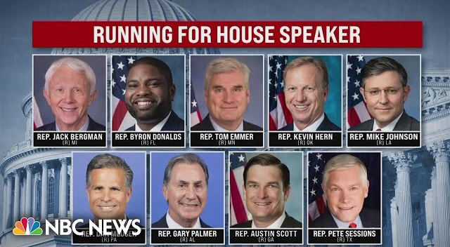 Hey, I want to be the Speaker of the House.