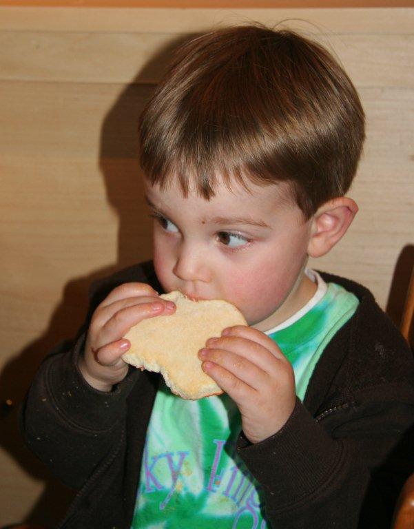 Jack with cookie