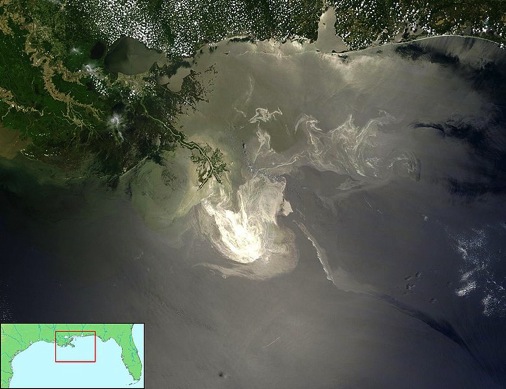 Deepwater Horizon oil spill – May 24, 2010, a month after the disaster occurred