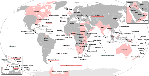 The British Empire in 1922