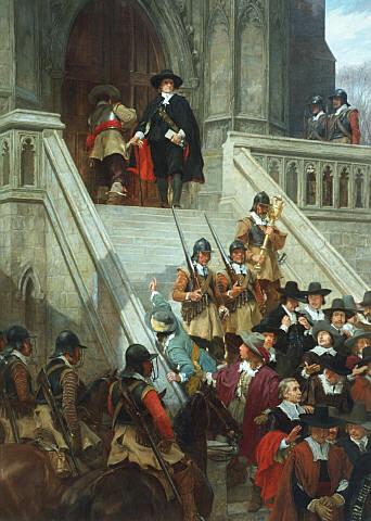 Cromwell dissolved the Long Parliament.