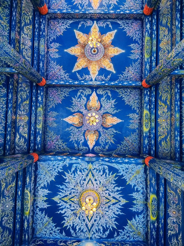 Celling of Blue Temple