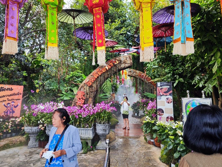 Main entrance of the café