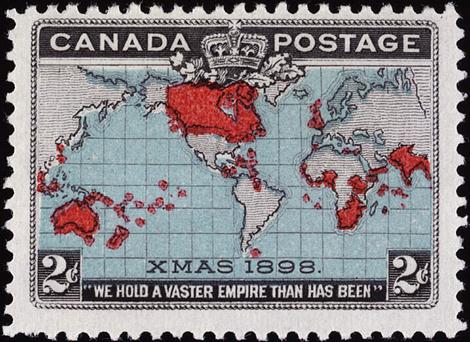 Canadian postage stamp from 1898