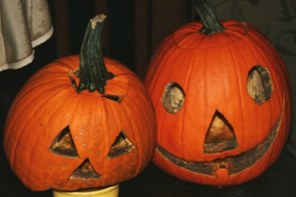 Carved pumpkins