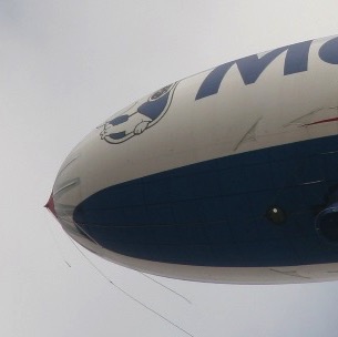 Blimp close up