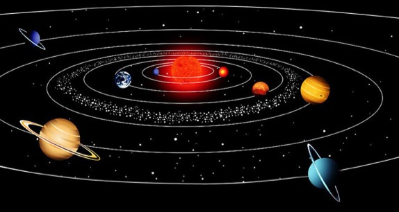 The Earth is not far from the asteroid belt.