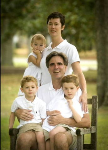 Pausch and his family
