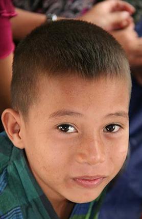 Burmese boy smiling