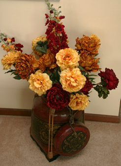 Floral bucket