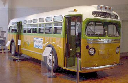 The bus that Rosa Parks was riding 