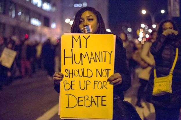 Your humanity isn't debated.  