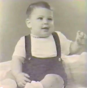 This is Steve Jobs around one year of age