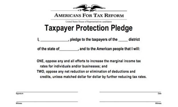 Tax Pledge