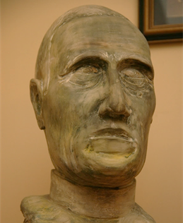 This is my sculpture of Pierre Teilhard de Chardin