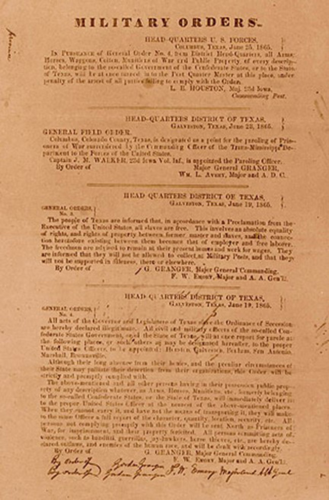 Granger’s orders on June 19th